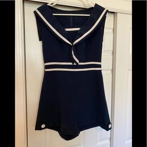 Stop Staring Sailor Jump suit, NWT